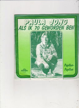 Single Paula Jong - Als ik 70 geworden ben - 0