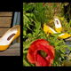 Gele pumps, vintage Roland Cartier - 7 - Thumbnail