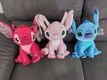 3 nieuwe pluche stitch/angel/leroy met geluid 35cm - 0 - Thumbnail