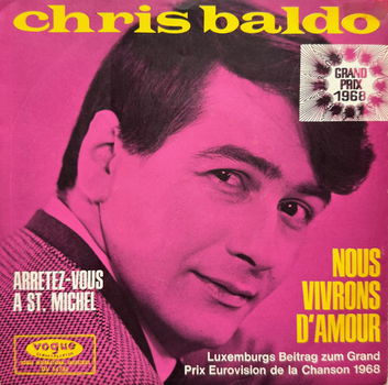 Chris Baldo ‎– Nous Vivrons D' Amour // EUROVISIE SONGFESTIVAL - 0