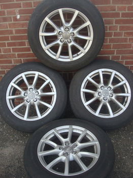 18’’Inch Originele Audi Y-Spoke Velgen en banden 5x112 - 4