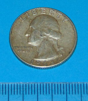 Verenigde Staten - 25 cent 1963 - zilver - 0