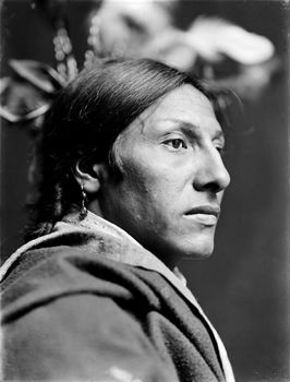 Amos Two Bulls - Dakora - ca. 1900 - fotoprint - 0