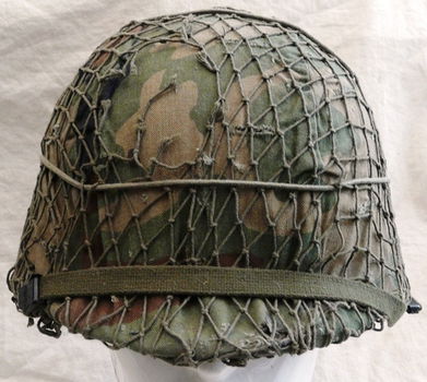 Helm, type: M53 (Troepenhelm), Koninklijke Landmacht, met binnenhelm, 1989.(Nr.3) - 0