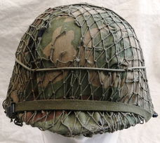 Helm, type: M53 (Troepenhelm), Koninklijke Landmacht, met binnenhelm, 1989.(Nr.3)