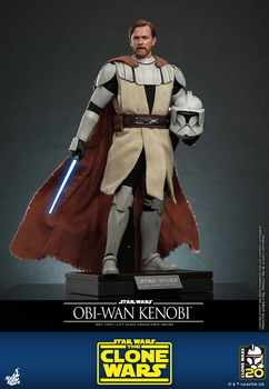 Hot Toys TMS095 Star Wars The Clone Wars Obi-Wan Kenobi - 0