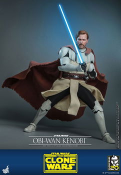 Hot Toys TMS095 Star Wars The Clone Wars Obi-Wan Kenobi - 2