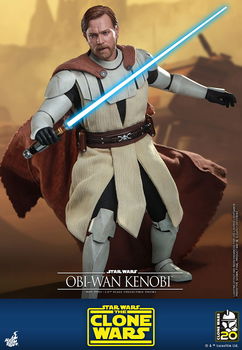 Hot Toys TMS095 Star Wars The Clone Wars Obi-Wan Kenobi - 3