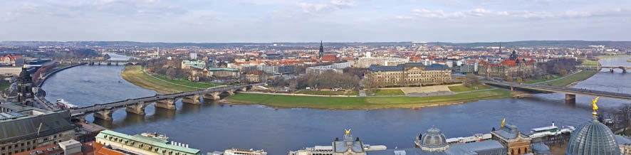 Dresden - panoramische fotoprint 2 - 0