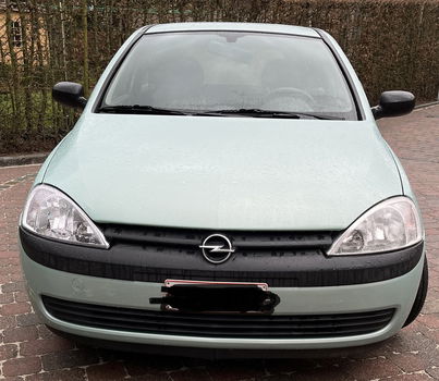 Opel corsa, 1200cc, benzine, 2002, 80000km, lime green, 1 ste eigenaar, euro 4 - 0