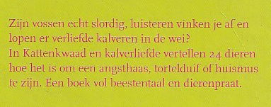 KATTENKWAAD EN KALVERLIEFDE - Elly Hees - 1