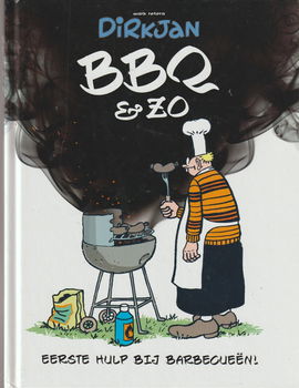 Dirkjan kookboeken BBQ & zo Eerste hulp bij barbecueën HC - 0