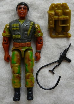 Actiefiguur Lanard, The Corps, Flashfire (v1) Serie 1, 1986.(Nr.1) - 1