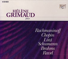 Hélène Grimaud Plays Rachmaninoff, Chopin, Liszt, Schumann, Brahms, Ravel (5 CD) Nieuw