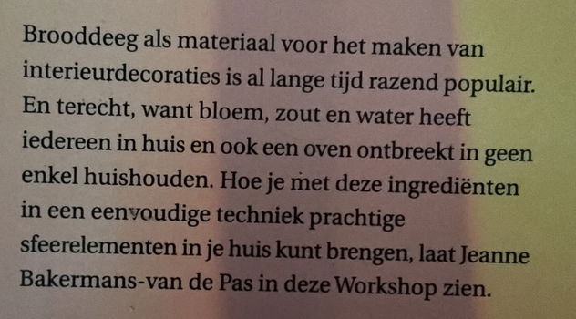 Boek: Sfeermakers van brooddeeg (workshops wonen) - 2