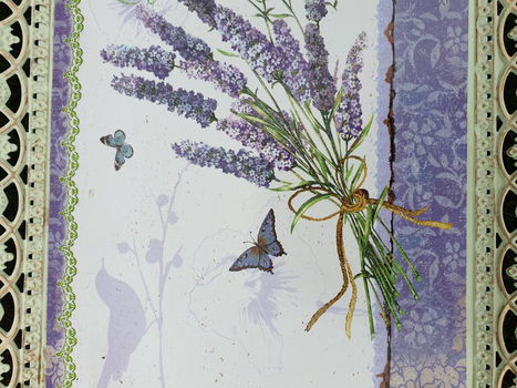 dienblad met lavendel , kado , uitverkoop - 1