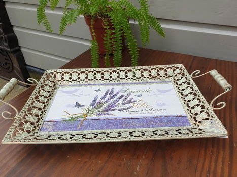 dienblad met lavendel , kado , uitverkoop - 3