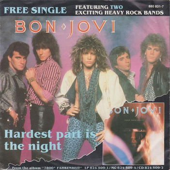 SINGLE - Bon Jovi - Hardest part is the night - TNT - Seven seas - 0