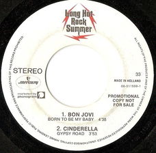 EP 7"- Long hot Summer Rock - Bon Jovi, Cinderella, Kingdom come, Dare