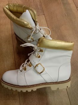 Witte combatboots, Ab Donkers. Nieuw - 0