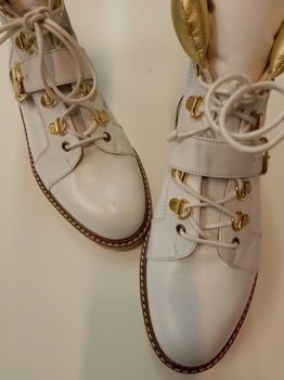 Witte combatboots, Ab Donkers. Nieuw - 3