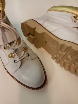 Witte combatboots, Ab Donkers. Nieuw - 4