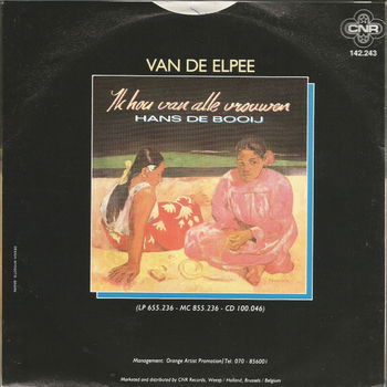 Hans de Booij ‎– Alle Vrouwen // NEDERLANDS // - 1