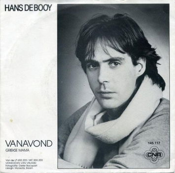 Hans De Booy ‎– Vanavond // NEDERLANDS // - 0