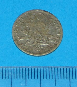 Frankrijk - 50 centimes 1898 - zilver - Fr - 0