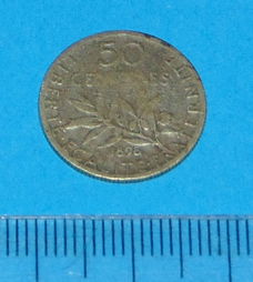 Frankrijk - 50 centimes 1898 - zilver - Fr