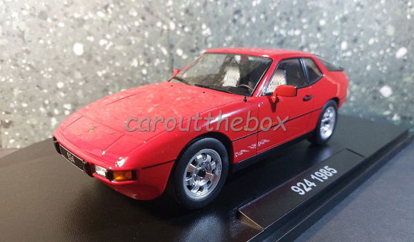 Porsche 924 1985 rood 1/18 KKscale kk043 - 1