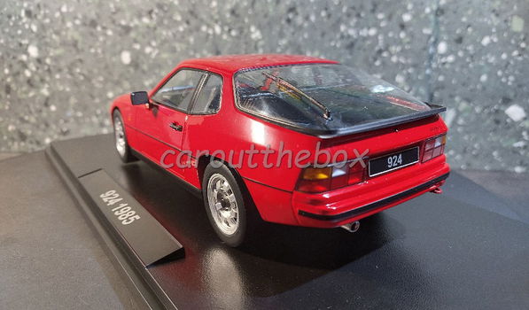 Porsche 924 1985 rood 1/18 KKscale kk043 - 2