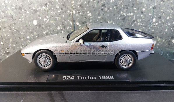 Porsche 924 Turbo 1986 grijs 1/18 KKscale kk044 - 0