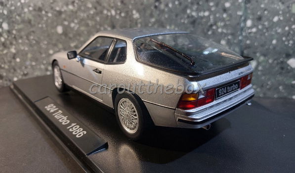 Porsche 924 Turbo 1986 grijs 1/18 KKscale kk044 - 2