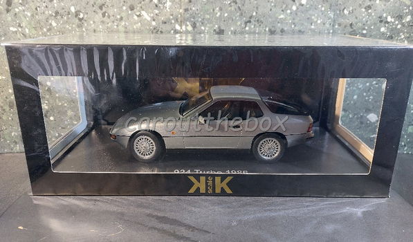 Porsche 924 Turbo 1986 grijs 1/18 KKscale kk044 - 3