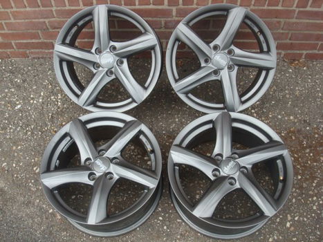 16’’Inch Advanti Racing Nepa Dark Antraciet Grijs 5x105 - 4