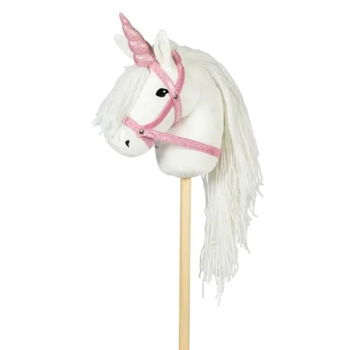 Hobby Horse witte unicorn met roze hoorn | Merk: Byastrup - 0