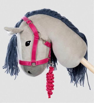 Halster en Halstertouw voor Hobby Horse | Kleur roze - 0