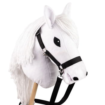 Hobby Horse wit met Halster | Luxe uitvoering | Groot formaat A3 - 2
