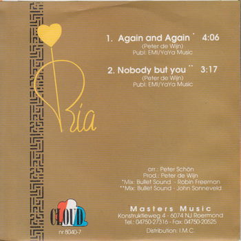 Ria ‎( Briefies - Dolly Dots) – Again And Again // ENGELSTALIG // - 1