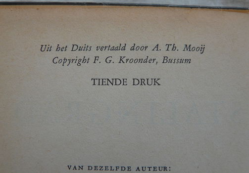 Boek, Stalingrad, Theodor Plievier, F.G. Kroonder, 10e Druk, 1950s. - 4