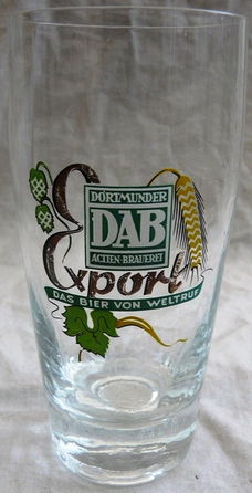 Bierglas, Vintage, Merk: DAB Export - Dortmunder Actien-Brauerei, Inhoud: 0,2L, 1 stuks, 1970s.(1)