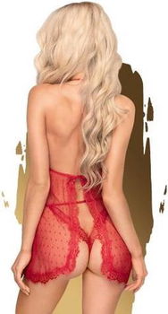 Babydoll met Open Slip - Rood - 1