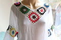 Blouse/tuniek met haaksel 38/40 - 2 - Thumbnail