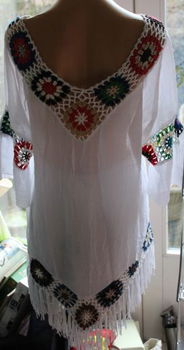 Blouse/tuniek met haaksel 38/40 - 4