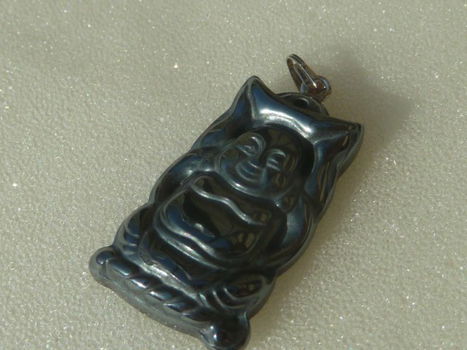 Hanger hematiet Buddha - 0