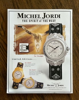 Vintage Heren Horloge Michael Jordi Texas Longhorn. - 7