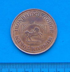 Ironbridge Gorge museumpennying - penny 1987