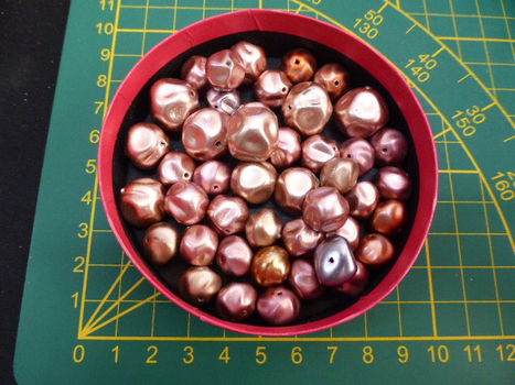 Nr. 852, roze parel mix - 0