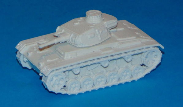 Duitse Panzer III - 3D-print in diverse schalen - 0